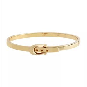 COACH C Buckle Hinged Bangle Bracelet